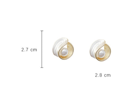 Personalized Pearl Earrings Women's French Trendy Grace